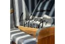 UNUS HOME Aufsteller Lieblings Platz Schwarz Metall Bambus Bild 1
