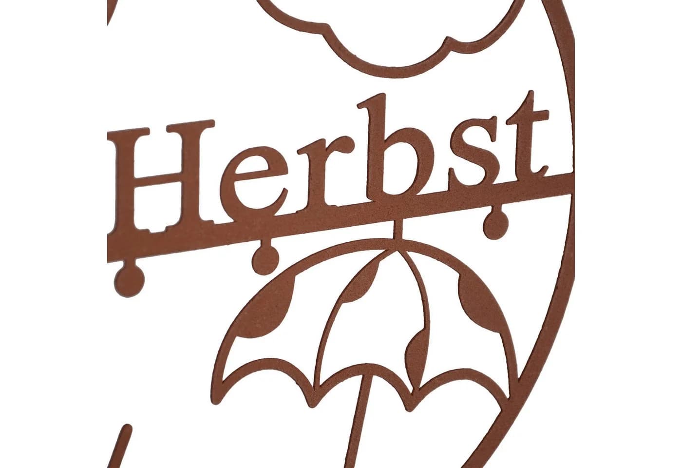 UNUS HOME Dekohänger Herbst Zauber Metall Rostoptik - Bild 5