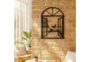 UNUS HOME Wandbild aus Metall selbstklebend Fenster mit Vögeln 30x40 cm Bild 1