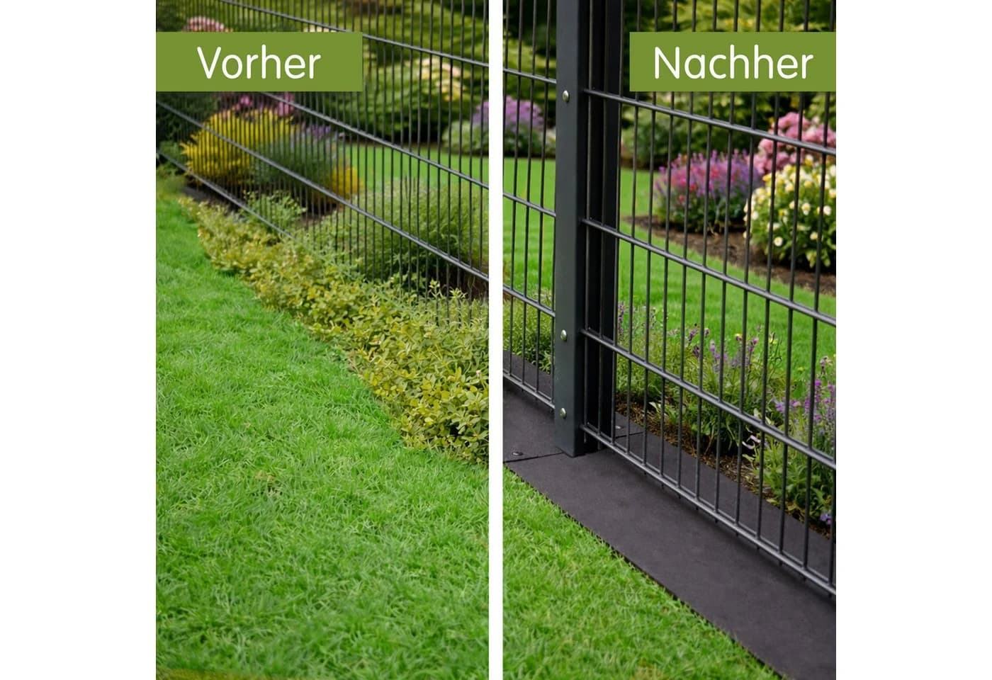 UNUS GARDEN Keinkraut® Zaunschutz Unkrautschutz 15er Set