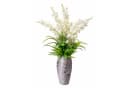 UNUS HOME Kunstblumen-Gesteck mit Vase 104cm Weiß/Grün Bild 2