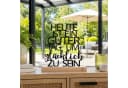 UNUS HOME Deko Aufsteller Metall Holz Sockel Inspirierender Schriftzug Bild 3