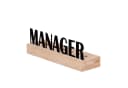 UNUS HOME Schreibtisch Organizer Bambus MANAGER Dekofigur Bild 2
