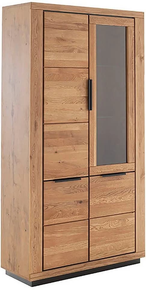 MCA LIVING GRENO Vitrine groß Wildeiche Naturfarben - Bild 2