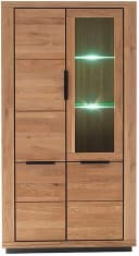 MCA LIVING GRENO Vitrine groß Wildeiche Naturfarben Bild 3