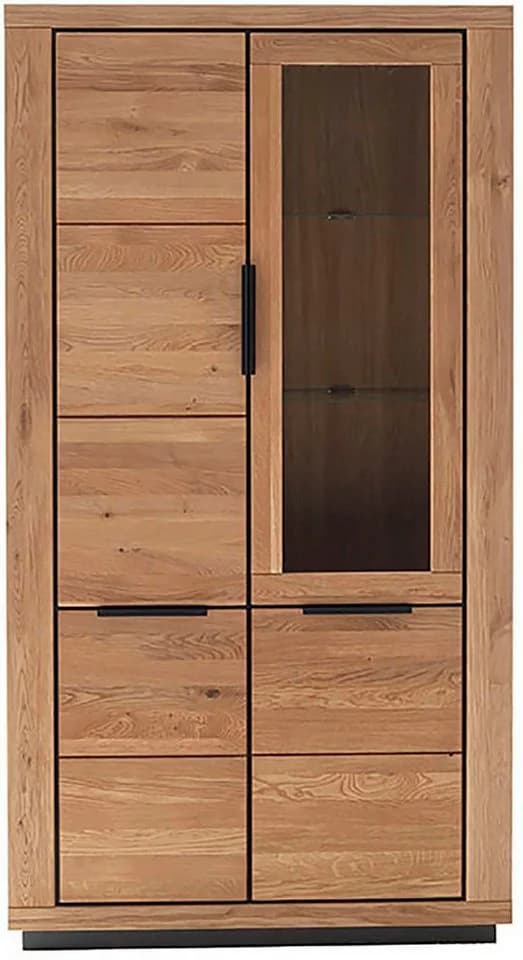 MCA LIVING GRENO Vitrine groß Wildeiche Naturfarben - Bild 4