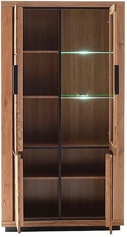MCA LIVING GRENO Vitrine groß Wildeiche Naturfarben - Bild 5