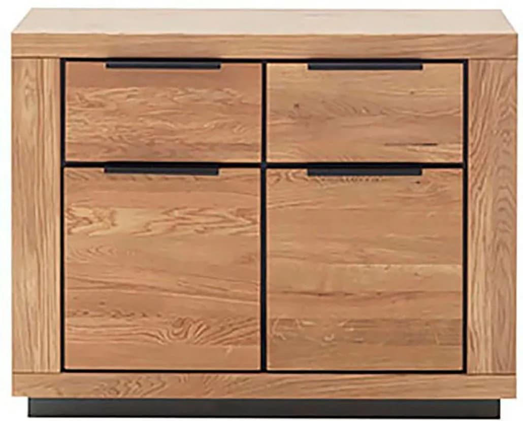 MCA LIVING Greno Kommode II Beige Wildeiche Massivholz - Bild 3