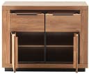 MCA LIVING Greno Kommode II Beige Wildeiche Massivholz Bild 4