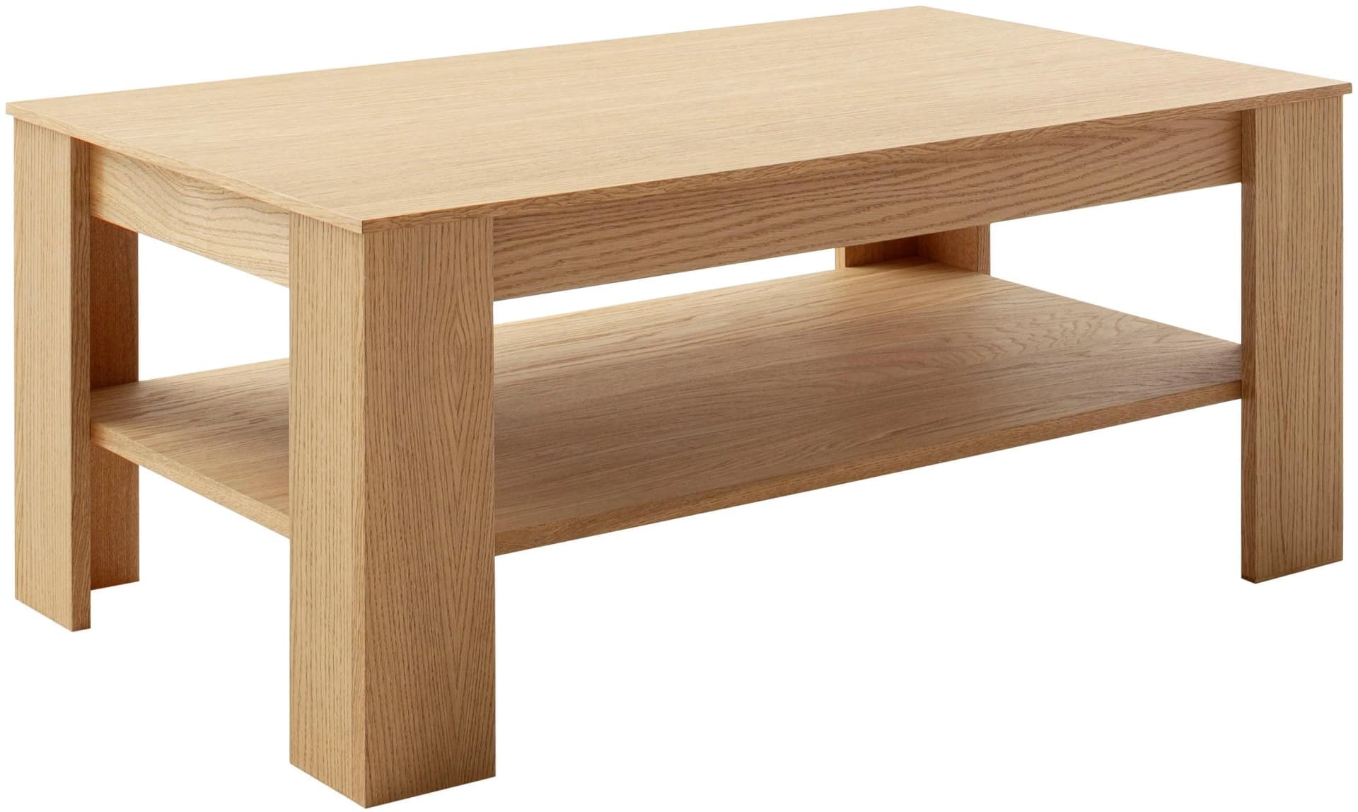 Couchtisch MCA LIVING Araya Couchtisch Braun Eichenfurnier
