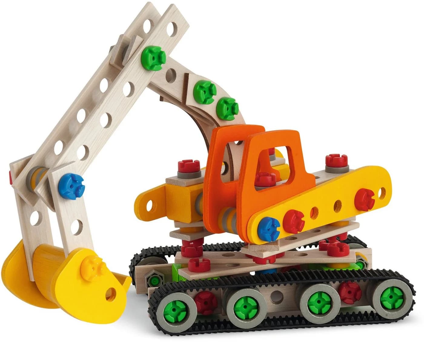 Eichhorn Constructor Raupenbagger 4in1 Bauset 170 Teile - Bild 4