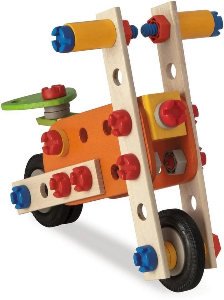 Eichhorn Constructor Flugzeug 90-tlg. Bunt Holz & Kunststoff