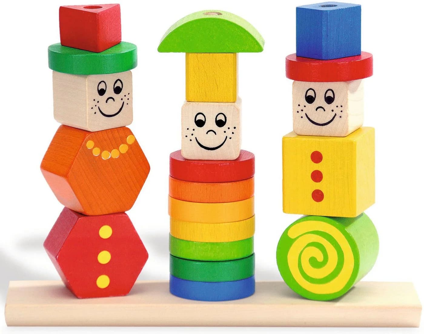 Eichhorn Steckpuzzle Figuren-Steckpuzzle 21 Teile Bunt Made in Germany - Bild 3