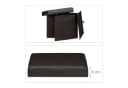 relaxdays Faltbarer Sitzhocker mit Stauraum, Kunstleder, Braun Bild 5