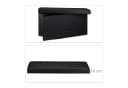 relaxdays Sitzbank Stauraum Kunstleder Schwarz Bild 5