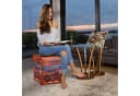 relaxdays Faltbarer Sitzhocker mit Stauraum, Paris-Motiv Kunstleder Bild 3