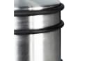 relaxdays Türstopper 2x Edelstahl XL Silber Bild 5