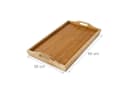 relaxdays Betttablett 2x Bambus Bild 4