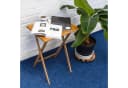 relaxdays Klapptisch Beistelltisch Bambus Klappbar Braun Bild 1