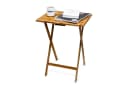 relaxdays Klapptisch Beistelltisch Bambus Klappbar Braun Bild 2
