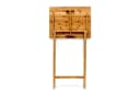 relaxdays Klapptisch Beistelltisch Bambus Klappbar Braun Bild 5