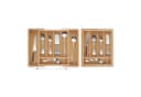 relaxdays Besteckkasten Bambus ausziehbar Natur Bild 3