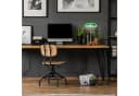 relaxdays Bankerlampe Tischleuchte Grün Braun Art Déco Bild 5