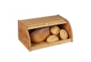 relaxdays Brotkasten Bambus mit Rolldeckel Bild 2