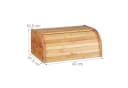 relaxdays Brotkasten Bambus mit Rolldeckel Bild 4
