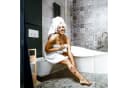 relaxdays WC Garnitur Bambus mit Toilettenpapierhalter und Bürstenhalter Bild 3