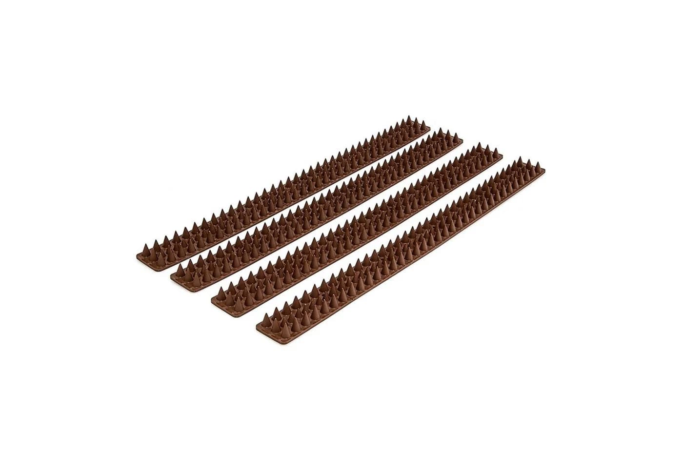relaxdays Vogelabwehr Spikes für Zäune Braun - Bild 2