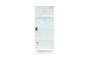 relaxdays Medizinschrank EMERGENCY XXL Weiß Magnetische Glastür Bild 3