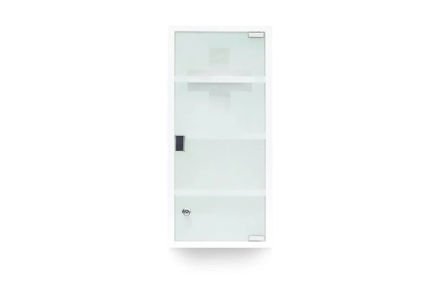 relaxdays Medizinschrank EMERGENCY XXL Weiß Magnetische Glastür - Bild 3