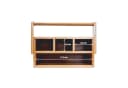 relaxdays Schreibtisch Organizer Bambus 4 Fächer mit Henkel Bild 4