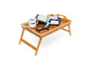 relaxdays Betttablett Bambus klappbar mit Tragegriffen Bild 2