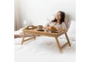 relaxdays Betttablett Bambus klappbar mit Tragegriffen Bild 5