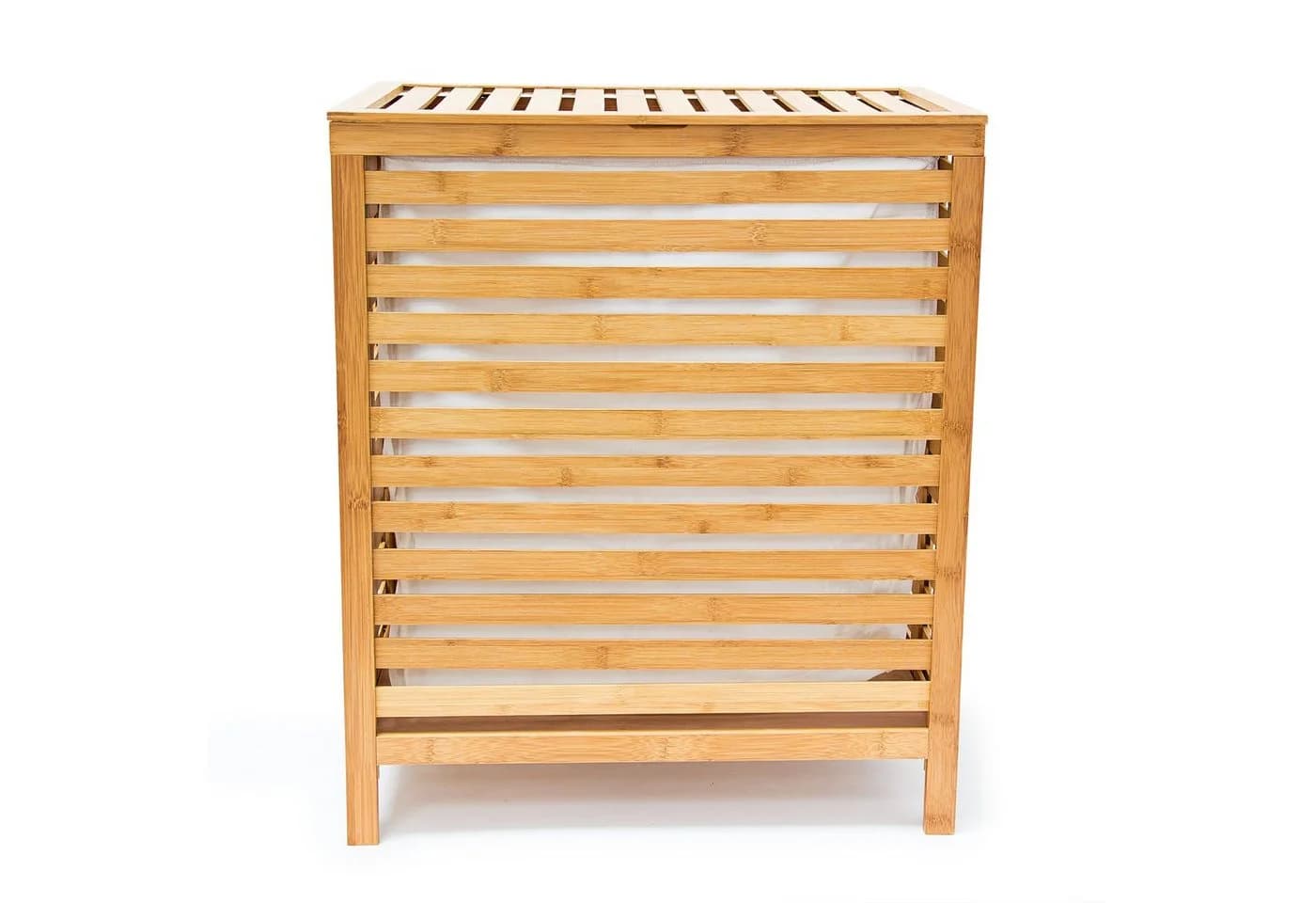 relaxdays Wäschetruhe Holz Bambus Braun - Bild 5