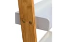 relaxdays Leiterregal BAMBOO 4-stufig Weiß/Braun Bambus MDF Bild 5
