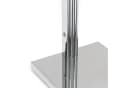 relaxdays Handtuchständer Edelstahl 3 Stange Silber Modern Bild 5