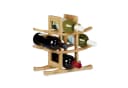 relaxdays Weinregal Bambus 9 Flaschen Bild 2