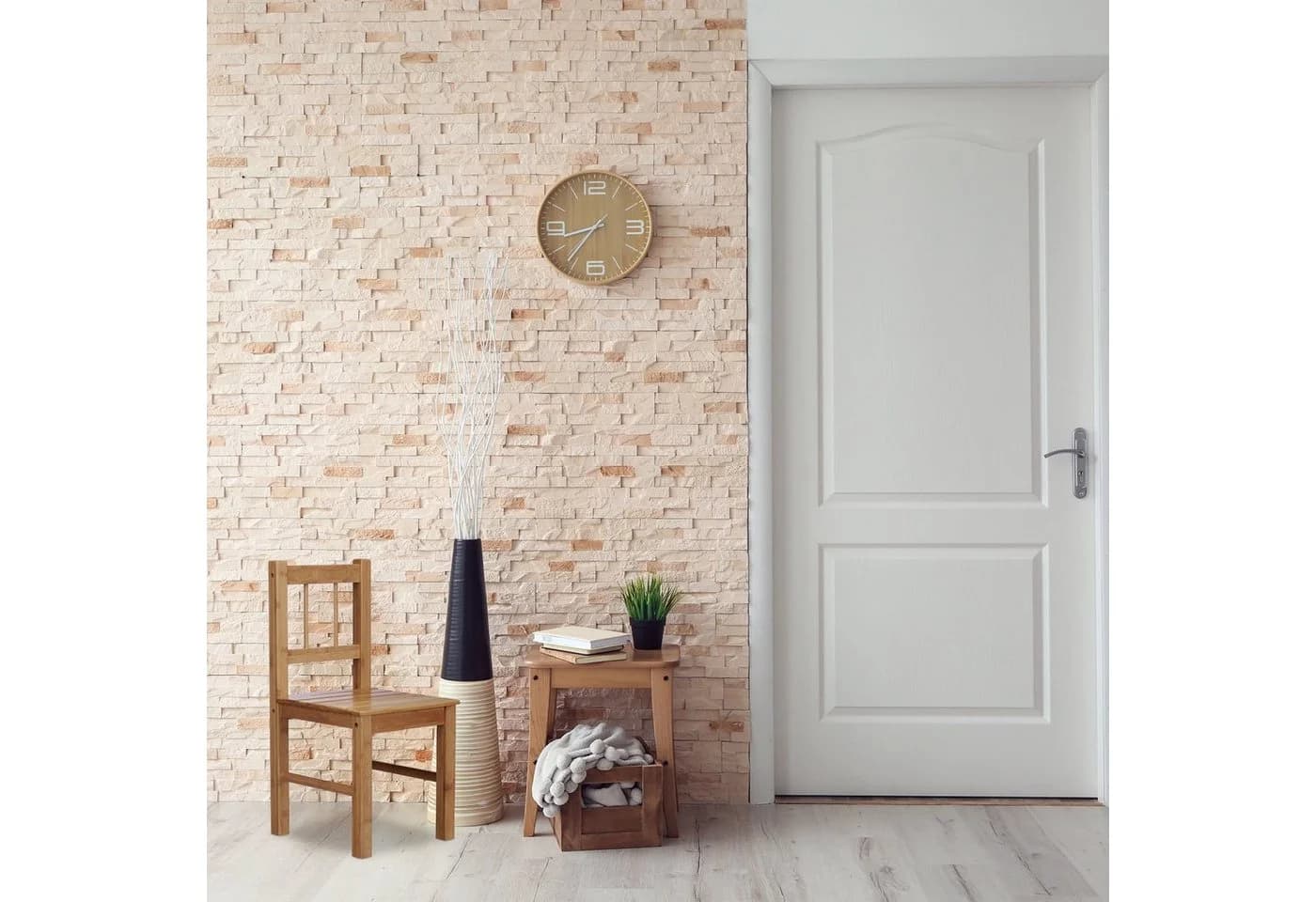 relaxdays Deko Stuhl Bambus Kinderstuhl Natur - Bild 5