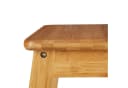 relaxdays Kinderhocker Fußbank RUSTICO Bambus Natur Bild 4