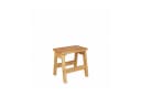 relaxdays Kinderhocker Fußbank RUSTICO Bambus Natur Bild 5