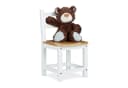 relaxdays Kinderstuhl RUSTICO Weiß Bambus Landhausstil Bild 2