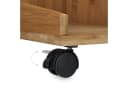 relaxdays Beistelltisch ROLLI Bambus mit Rollen und Schublade Bild 4