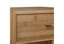 relaxdays Beistelltisch ROLLI Bambus mit Rollen und Schublade Bild 5