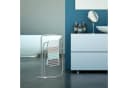 relaxdays Handtuchständer CURVY Edelstahl-Optik Modern Bild 3