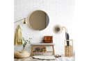 relaxdays Schirmständer Walnuss Modernes Gitter-Design Bild 5