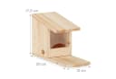 Dekoratives Futterhaus aus Vollholz Bild 4