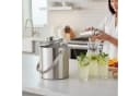 relaxdays Eiseimer Edelstahl mit Eiszange 1,5L Silber Bild 1